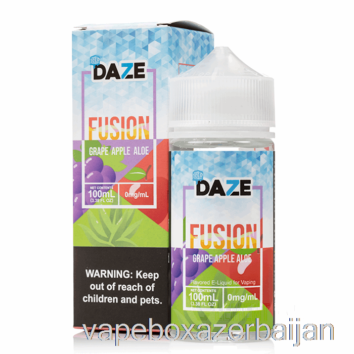 Vape Baku ICED Grape Apple Aloe - 7 Daze Fusion - 100mL 0mg